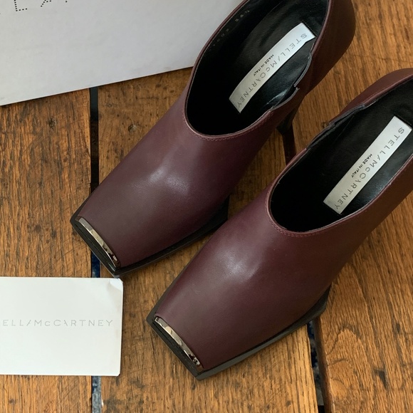 Stella McCartney Plum Burgundy Pumps 6.5 NIB! - Picture 8 of 16